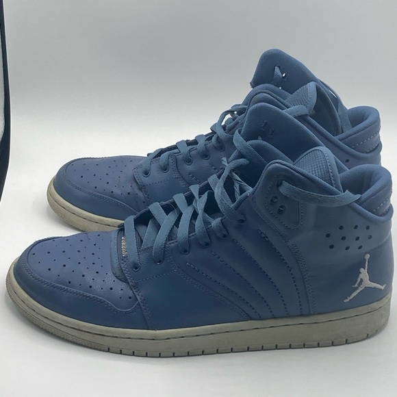 Jordan1 Flight4 size 11 Sneakers Ocean Fog Blue - Picture 8 of 10